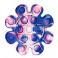 Pop It "Blomst" Blue Camo